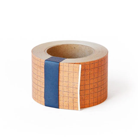 Grid Kraft Paper Tape Blue - 45mm