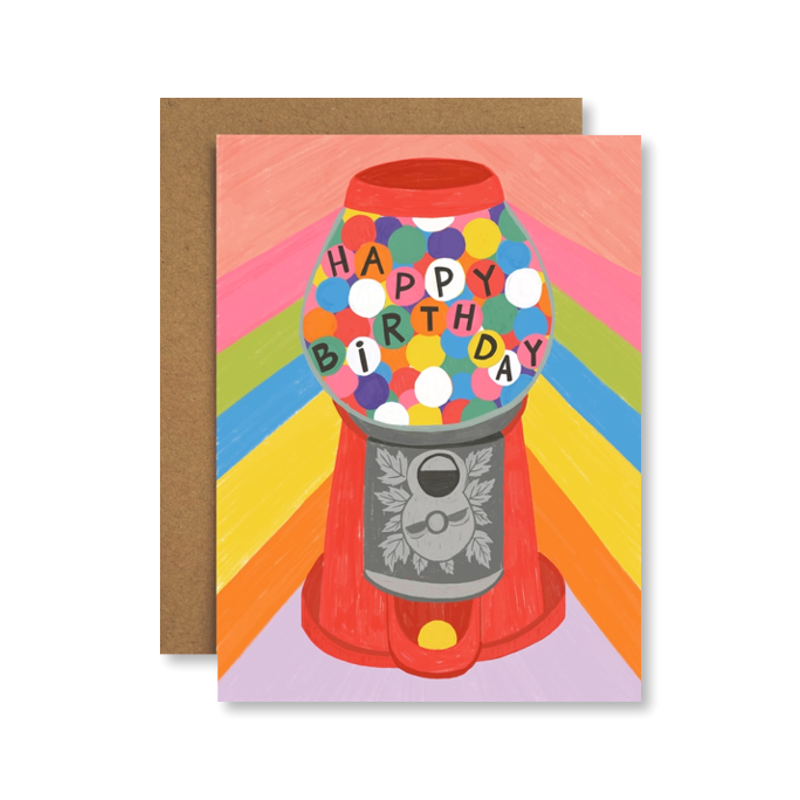 Gumball Birthday Single Card