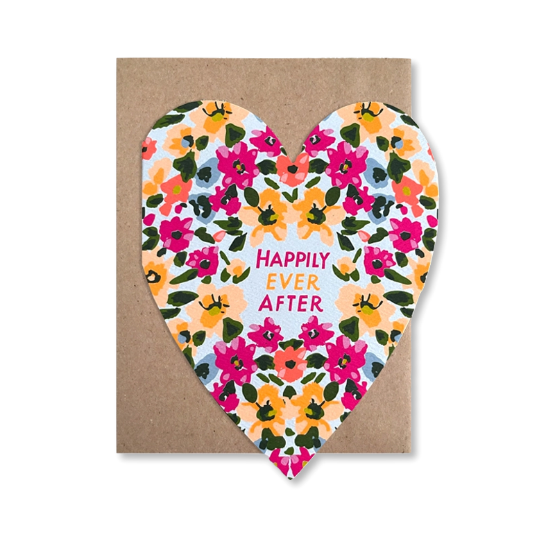 Happily Ever After Heart Single Card