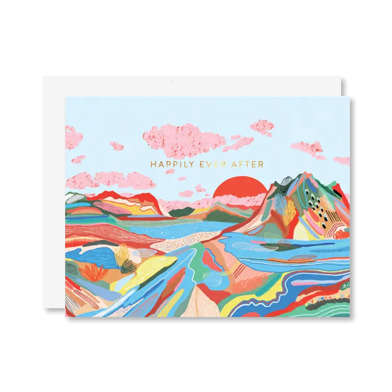 Happily Ever After Sunset Single Card