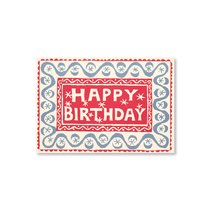 Happy Birthday Waves Single Card