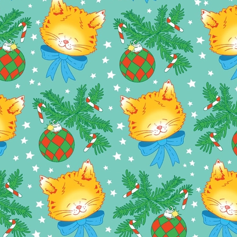 Happy Kitty Gift Wrap Sheet