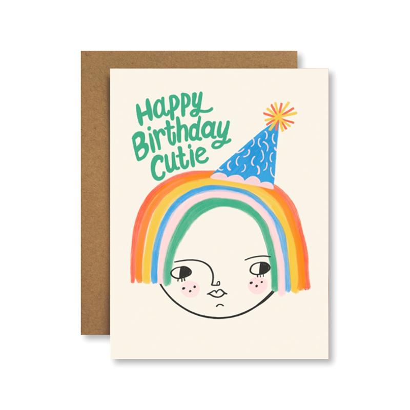 Happy Birthday Cutie Single Card
