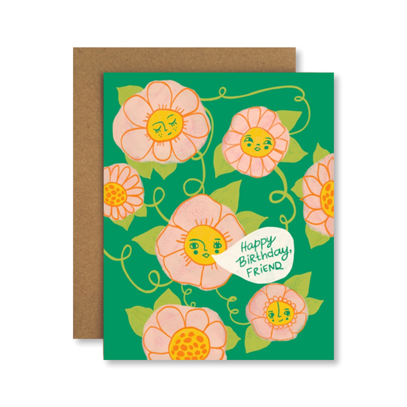 Happy Birthday Friend Single Card