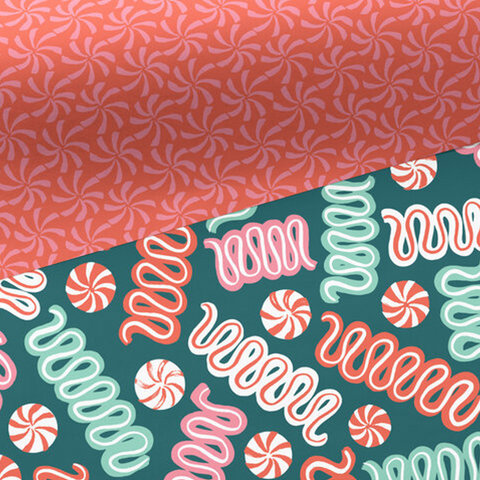 Hard Candy Double Sided Gift Wrap Sheet