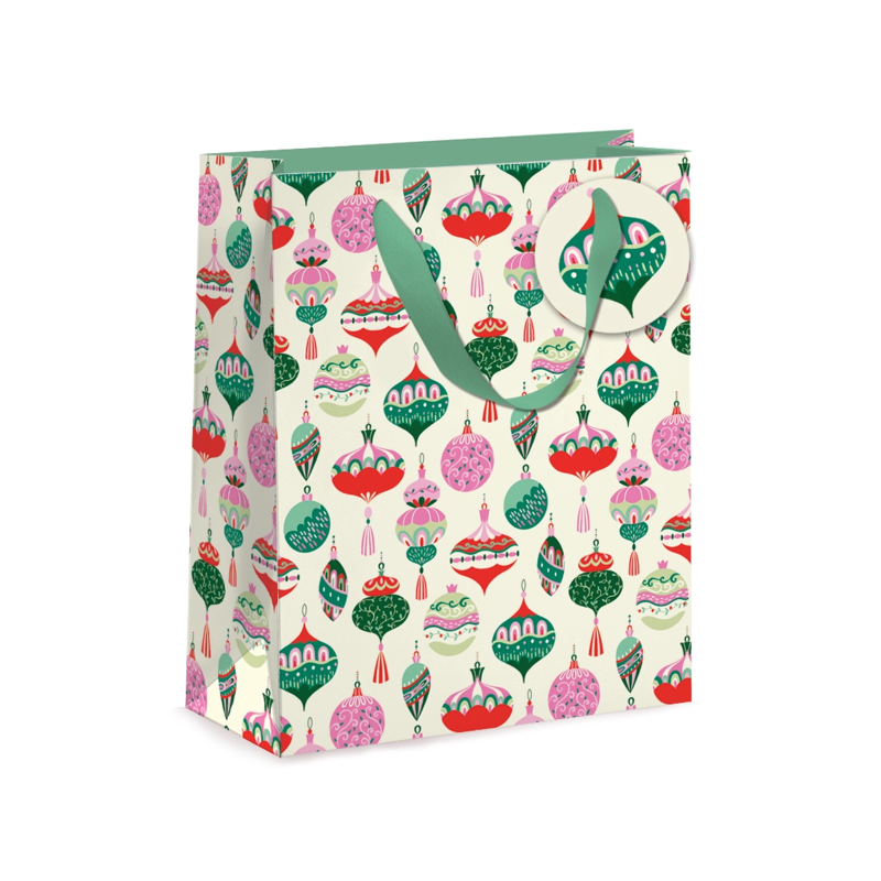 Holiday Baubles Medium Gift Bag