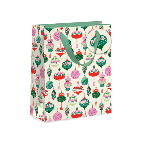 Holiday Baubles Medium Gift Bag