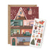 Holiday House Stikcer Scene Single Card