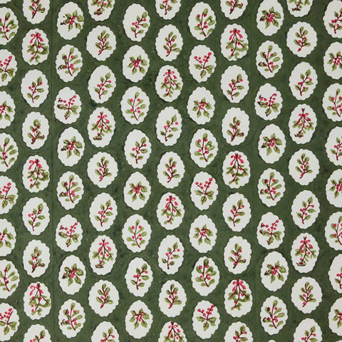 Scallop Tiles Holly Green Wrap Sheet