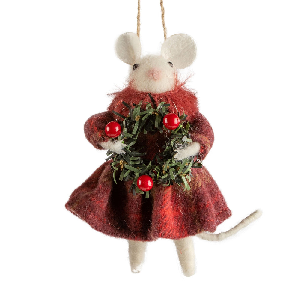 Heartwarming Holly Felt Ornament