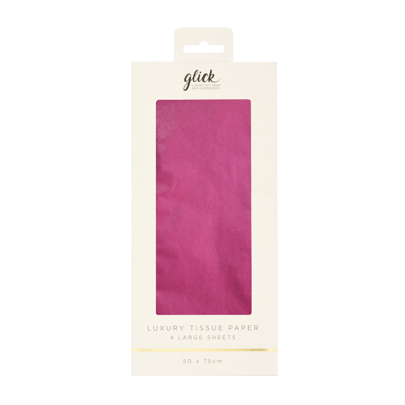 Solid Hot Pink Tissue Paper Pack