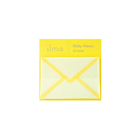 Ilma Envelope Sticky Notes - Yellow
