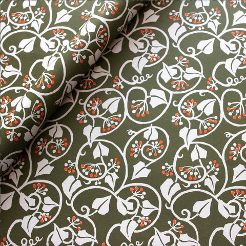 Patterned Paper Ivy Swamp Green