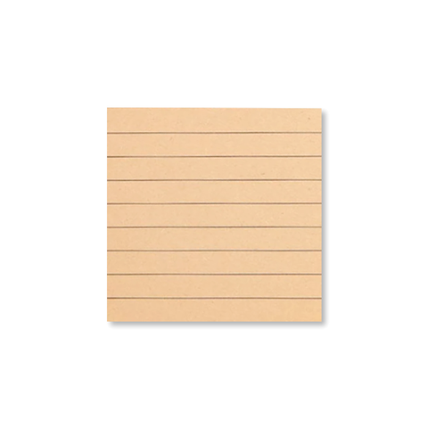 Lined Kraft Memo Pad