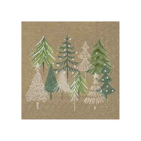 Woodland Trees Paper Napkins