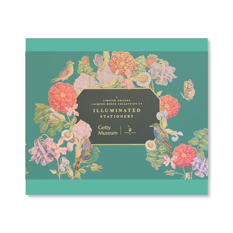 Bird Menagerie Illumination Lacquered Keepsake Stationery Set