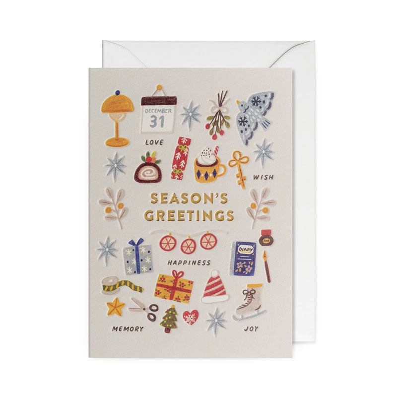 Season's Greetings Icons Single Card