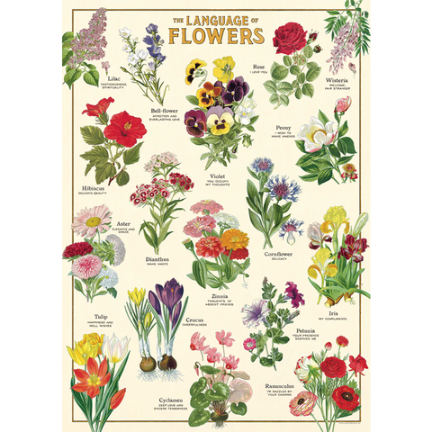 Language of Flowers Poster Wrap