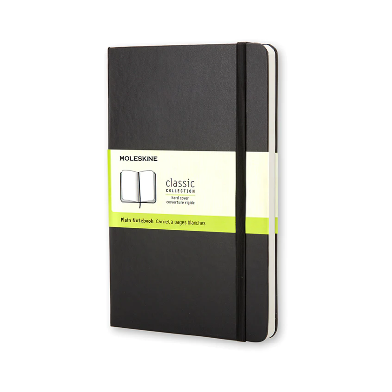 Large Hard Cover Plain Notebook