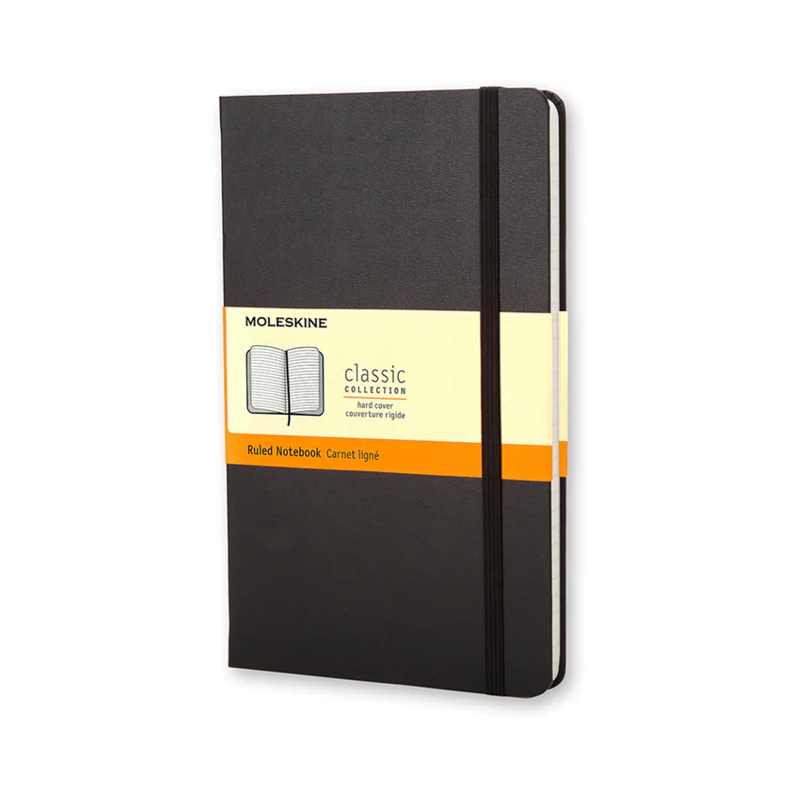 Large Hard Cover Ruled Notebook