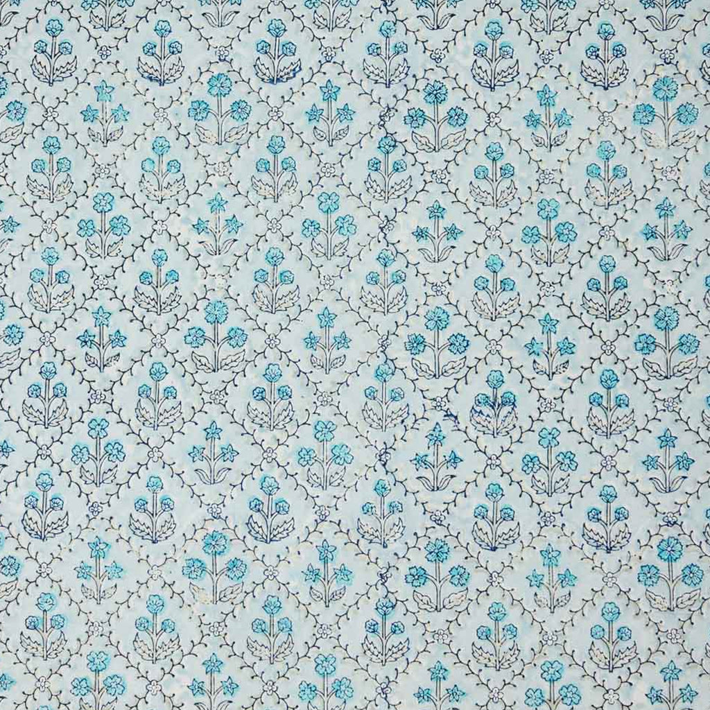 Floral Lattice Blue Opal Wrap Sheet
