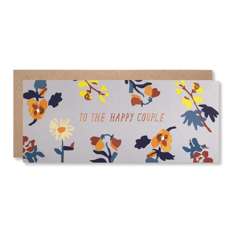 To The Happy Couple Laura Print Single Card