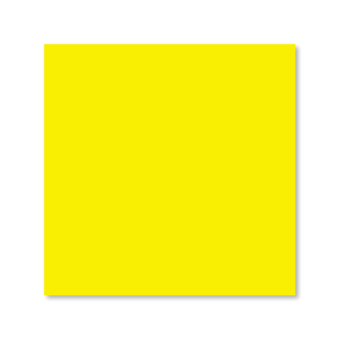 15cm Single Colour Lemon - 100 Sheets