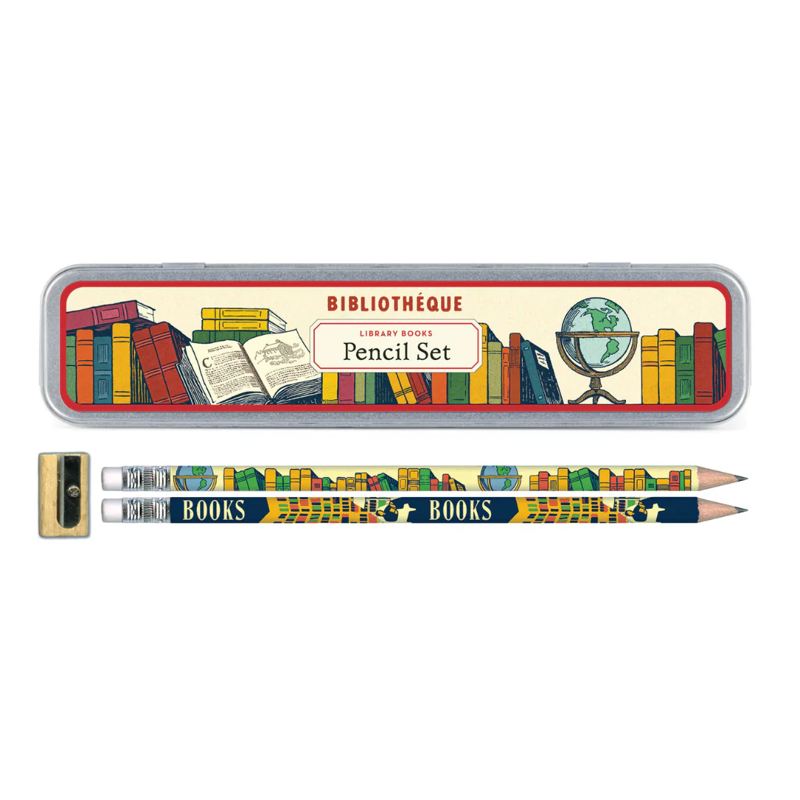 Library Books Pencil Set