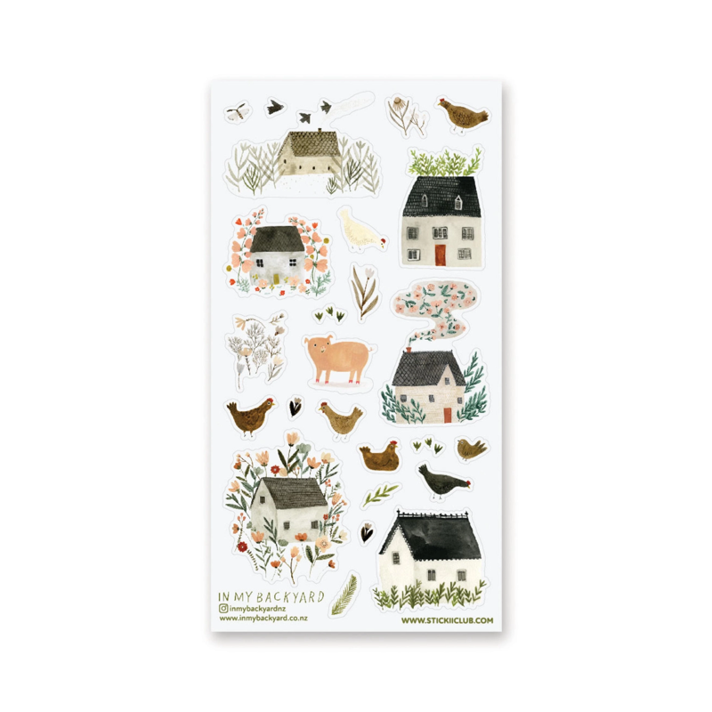 Little Farmhouse Sticker Sheet
