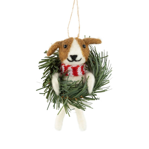 Lively Louie Felt Ornament