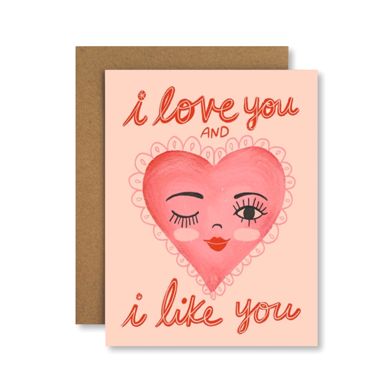 Love You & Like You Single Card