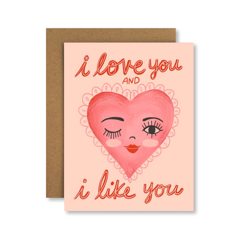 Love You & Like You Single Card