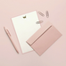 Gold Foil Cat Pink Letter Set