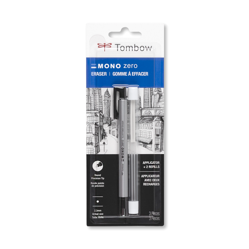 MONO Zero Eraser Pack - Round