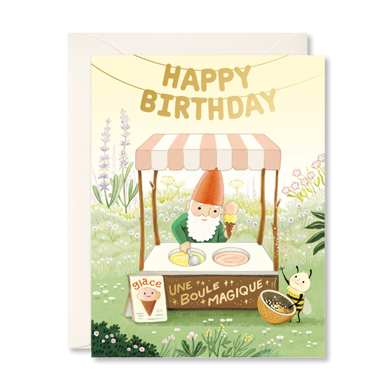Magic Scoops Birthday Single Card