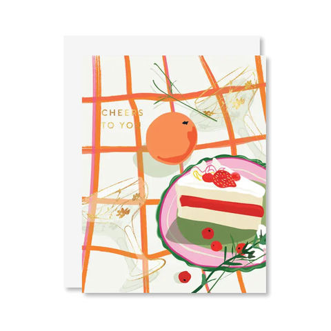 Martini Picnic Single Card