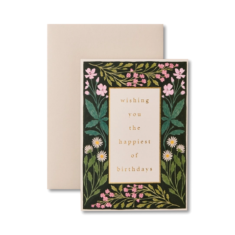Meadow Happiest of Birthdays Single Card