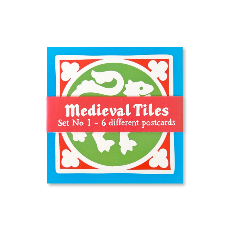 Medieval Tiles Postcard Set