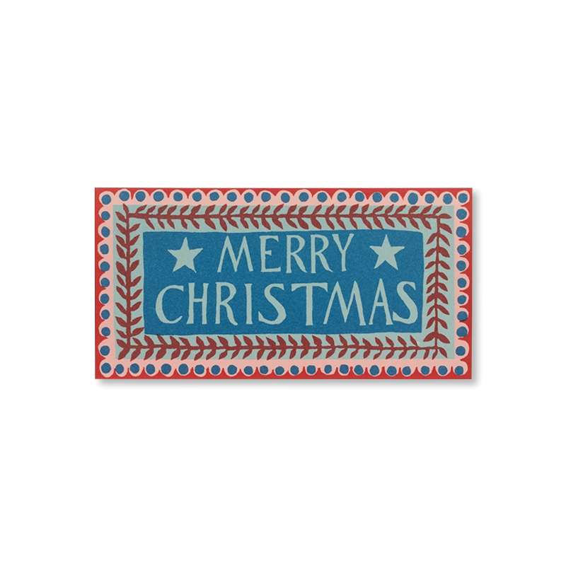 Merry Christmas Pattern Single Card