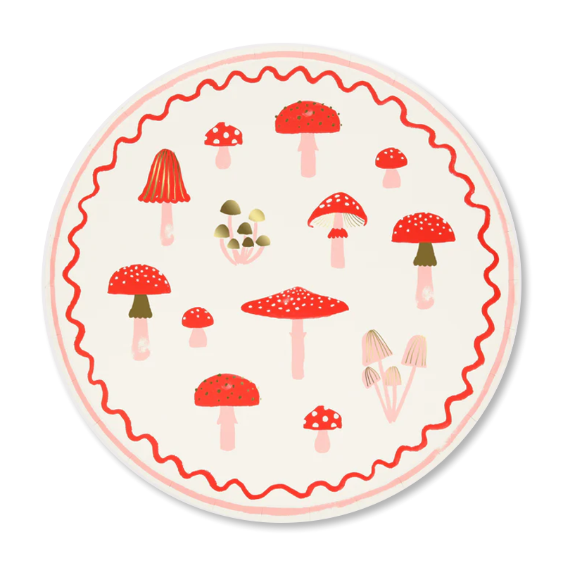 Merry Mushrooms Dinner Plates