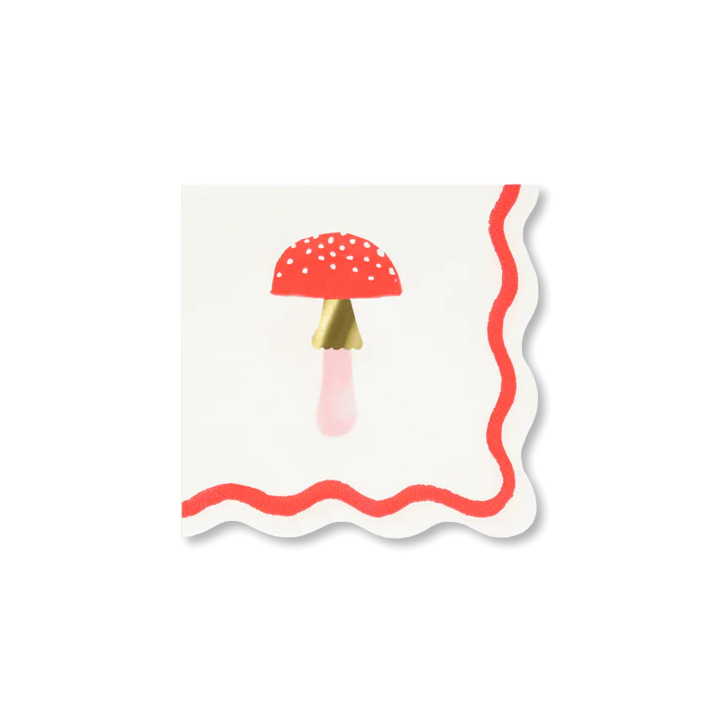 Merry Mushrooms Small Napkins