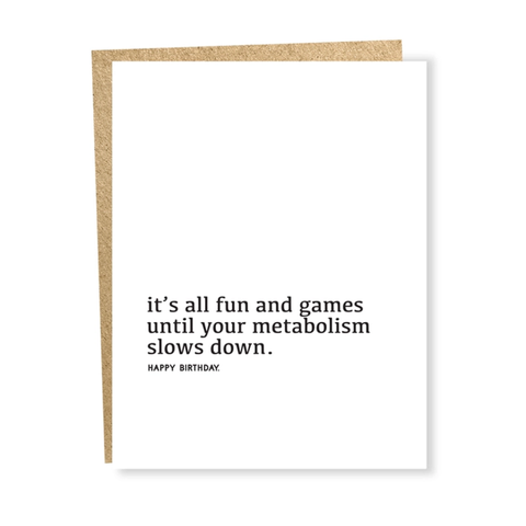 Metabolism Single Card