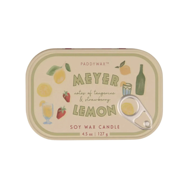 Meyer Lemon  - 4.5 oz Tin Candle