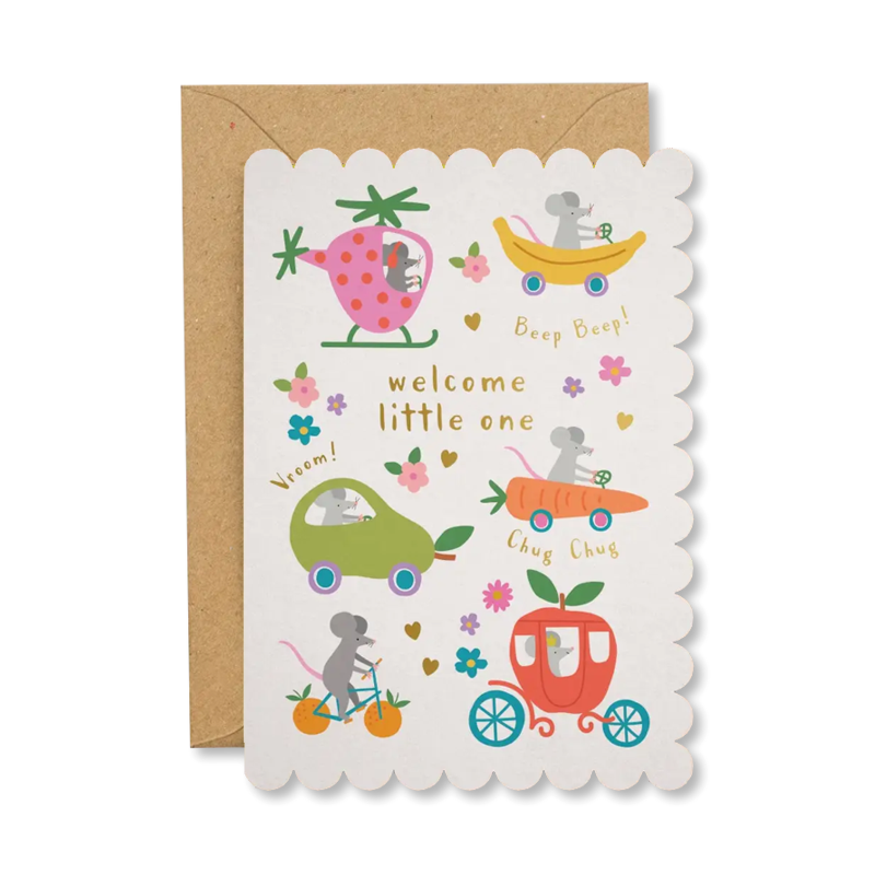 Mice Fruit Dash Single Card
