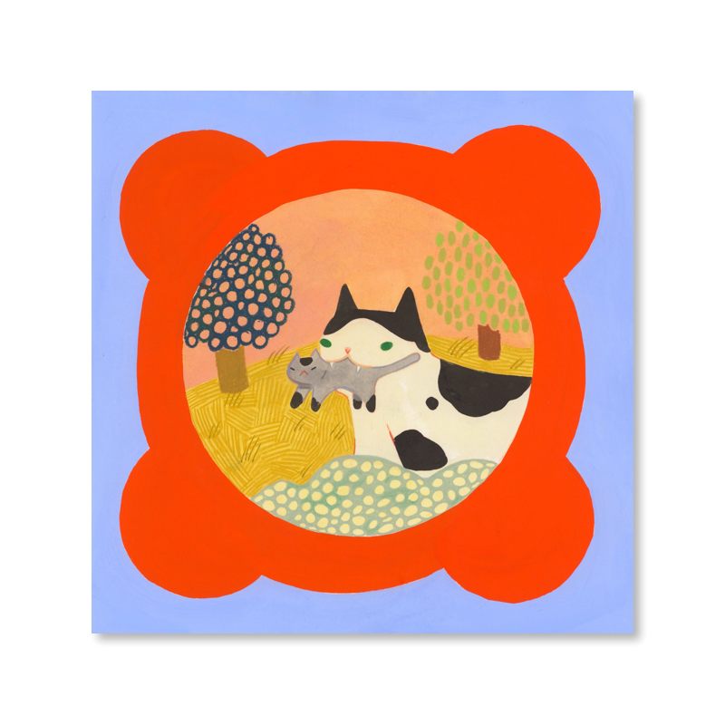 Mom Cat Art Print