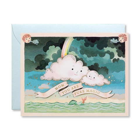 Mother's Day Clouds Single Card
