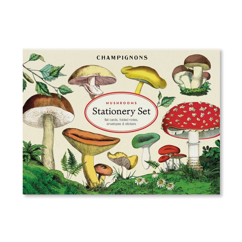 Mushrooms Stationery Set