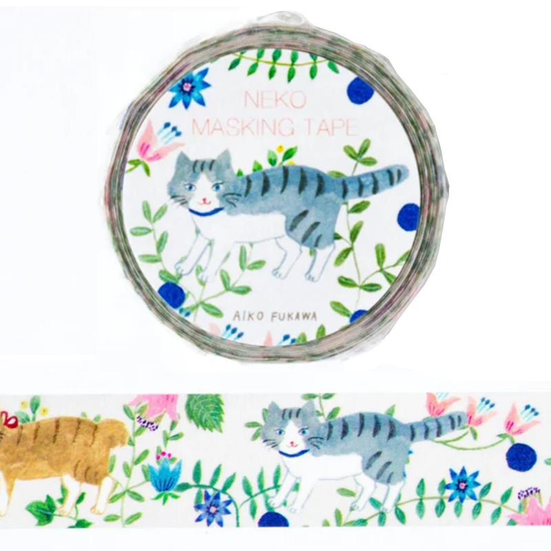 Neko Cat Washi Tape 20mm