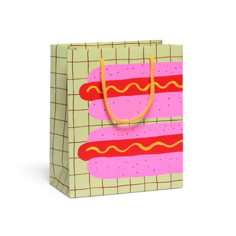Neon Hot Dog Medium Gift Bag