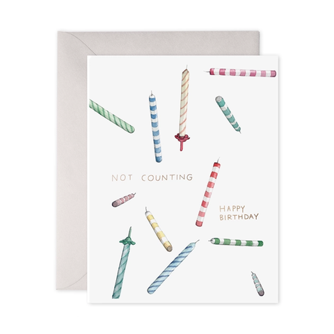 Not Counting Candles Single Card